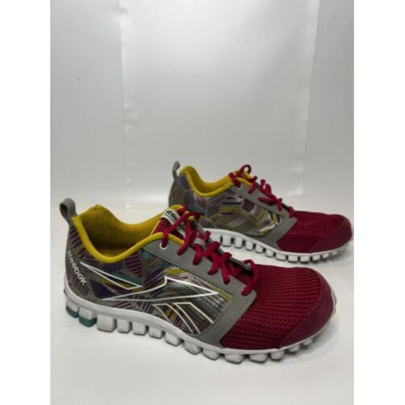 Reebok RealFlex Womens Size 7.5 Pink Multicolor. - Picture 12 of 12